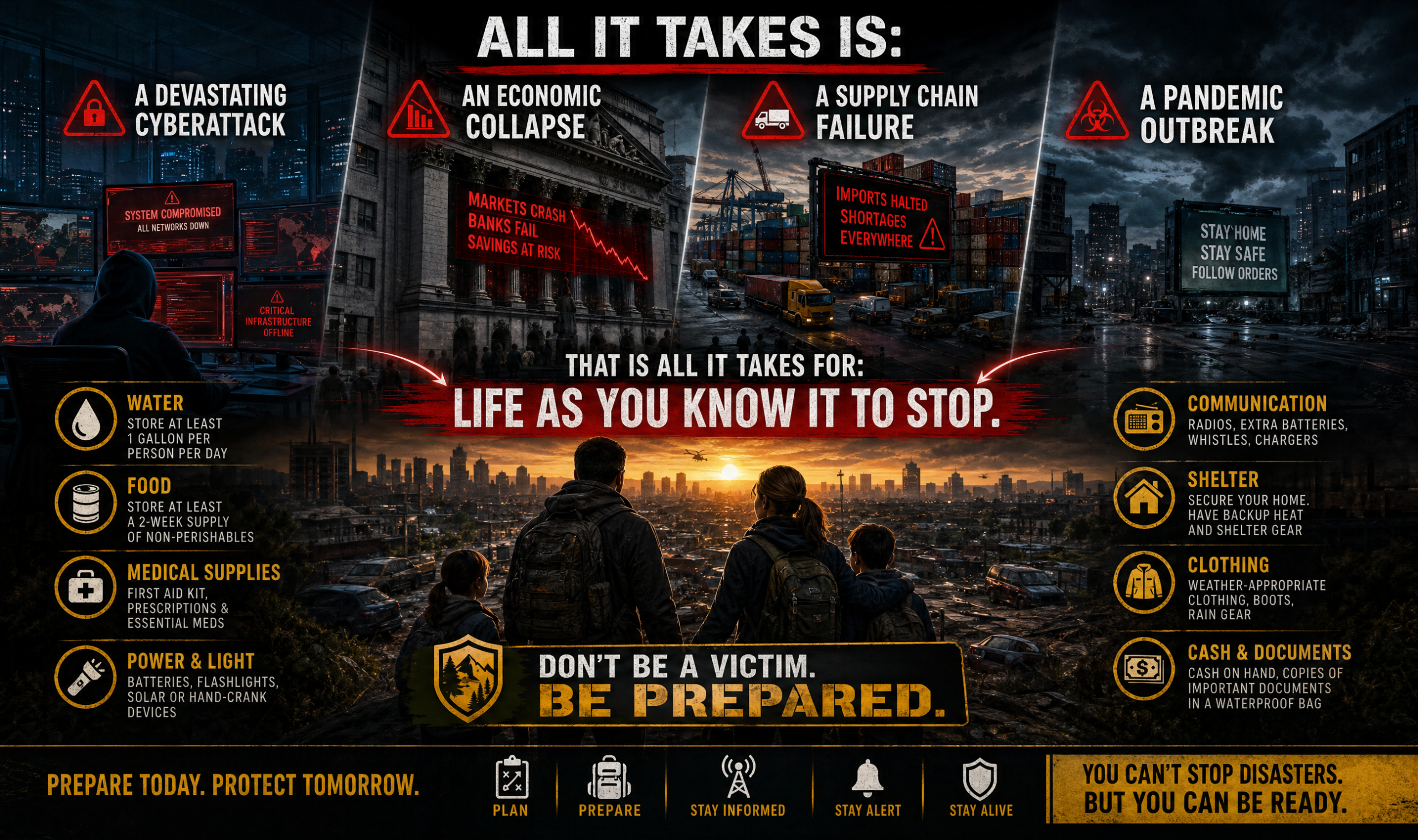 Survival communication setup